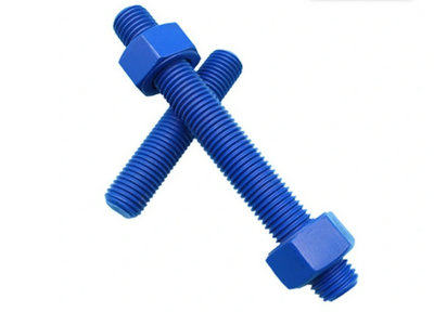 PTFE coated stud bolt A193 B7-A194 2H nut