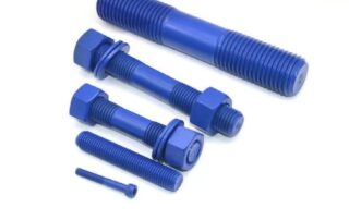 Fluoropolymer Coated Ceramic filled metal Primed Coated Stud Bolts